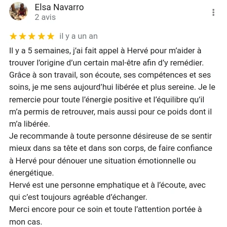 temoignage-elsa-navarro Témoignage d'Elsa concernant Hervé Kienlen - thérapeute énergéticien